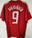 2002 Turkey Away Red Retro Retro Jersey