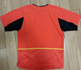2002 Belgium Home Red Retro Soccer Jersey