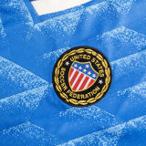 1988 U.S Away Blue Retro Soccer Jersey