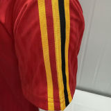 1990 Belgium Home Red Retro Soccer Jersey