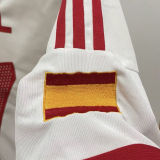 2002 Spain Away White Retro Soccer Jersey