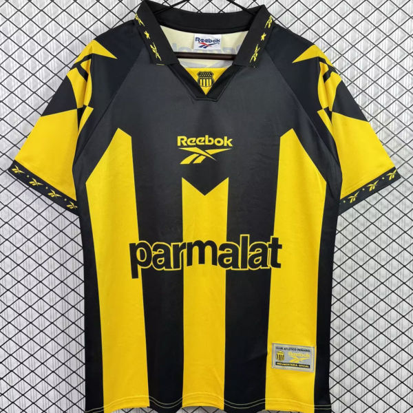 1998/1999 Penarol Home Yellow Black Retro Soccer Jersey