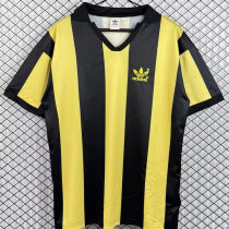 1982 Penarol Home Yellow Black Retro Soccer Jersey