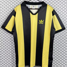1982 Penarol Home Yellow Black Retro Soccer Jersey