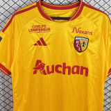 2026/27 Lens Home Yellow Fans Soccer Jersey