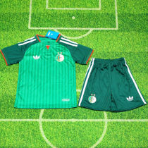 2026/27 Algeria  Away Green Kids Soccer Jersey