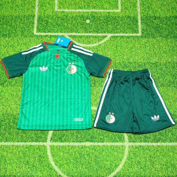 2026/27 Algeria  Away Green Kids Soccer Jersey