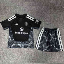 2026/27 M Utd Black GK Kids Soccer Jersey