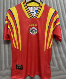 1996 Romania Red Retro Soccer Jersey