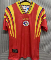 1996 Romania Red Retro Soccer Jersey