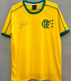 2026/27 Flamengo Yellow Retro Style Fans Soccer Jersey