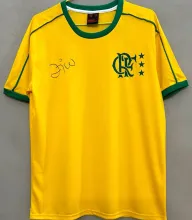 2026/27 Flamengo Yellow Retro Style Fans Soccer Jersey