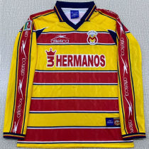 1999/2000 Monarcas Morelia Home Retro Long Sleeve Soccer Jersey