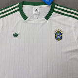 2026/27 Brazil White Retro Style Fans Soccer Jersey
