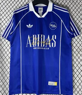 2026/27 AD Blue Retro Style Fans Soccer Jersey