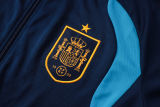 2026/27 Spain Royal Blue Kids Jacket Tracksuit