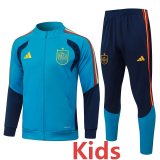 2026/27 Spain Lake Blue Kids Jacket Tracksuit