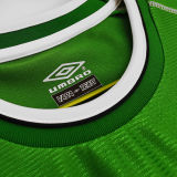 2002 Ireland Home Green Retro Long Sleeve Soccer Jersey