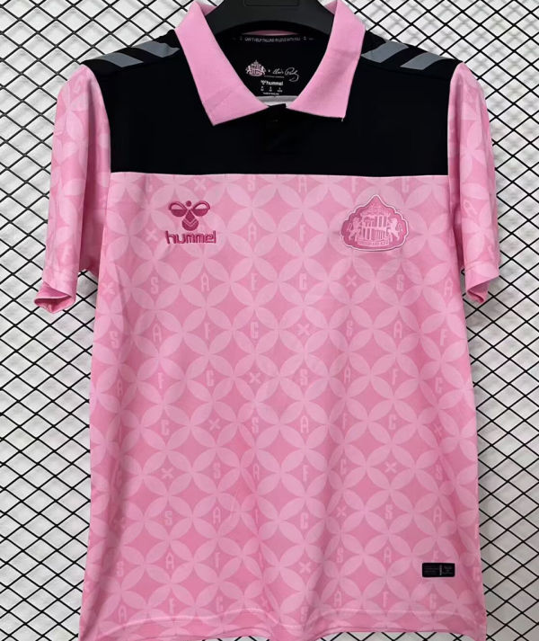 2026/27 Sunderland Away Pink Fans Soccer Jersey
