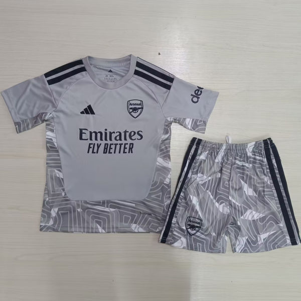 2026/27 ARS Grey Goalkeeper Kids Soccer Jersey