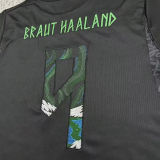 BRAUT HAALAND #9 Norway Away Fans Soccer Jersey 2026/27（Embroidery Font  刺绣字体 ）