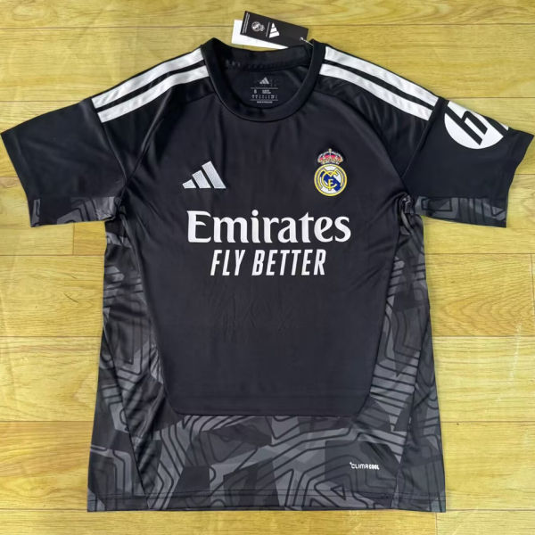 2026/27 RM Black Goalkeeper Fans Soccer Jersey