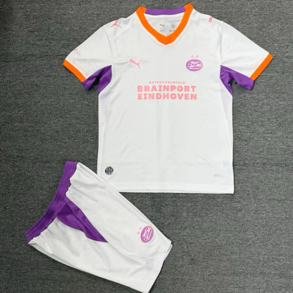 2026/27 PSV Away White Kids Soccer Jersey