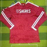 2026/27 Benfica Home Red Fans Long Sleeve Soccer Jersey