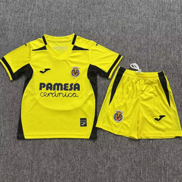 2026/27 Villarreal Home Yellow Kids Soccer Jersey
