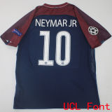 2017/18 PSG Home Retro Long Sleeve Soccer Jersey