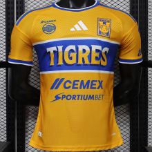 2026/27 Tigres Home Yellow Player Version Soccer Jersey