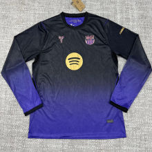 2026/27 BA  Away Black Purple Fans Long Sleeve Soccer Jersey