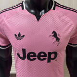 2026/27 JUV Away Pink Player Version Soccer Jersey