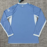 2026/27 Man City Home Blue Fans Long Sleeve Soccer Jersey