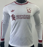 2026/27 LFC Away White Player Version Long Sleeve Soccer Jersey