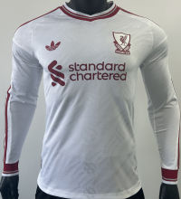 2026/27 LFC Away White Player Version Long Sleeve Soccer Jersey