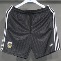 2026/27 Argentina Black Retro Style Shorts Pants