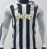 2026/27 JUV Home Player Version Long Sleeve Soccer Jersey