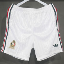 2026/27 Mexico White Retro Style Shorts Pants