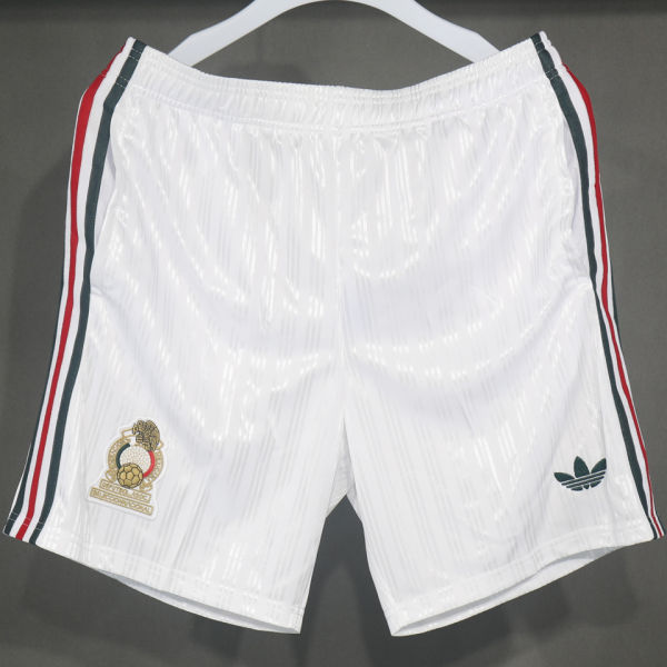 2026/27 Mexico White Retro Style Shorts Pants