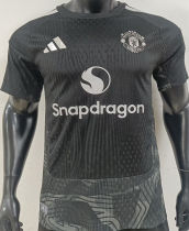 2026/27 M Utd Black Goalkeeper Player Version Soccer Jersey