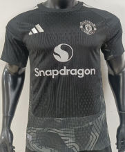 2026/27 M Utd Black Goalkeeper Player Version Soccer Jersey