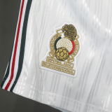 2026/27 Mexico White Retro Style Shorts Pants