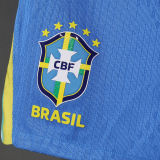 2026/27 Brazil Home Blue Player Version Shorts Pants A+球员版