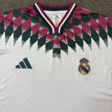 2026/27 RM White Retro Style Fans Soccer Jersey