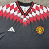2026/27 M Utd Black Retro Style Fans Soccer Jersey