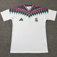 2026/27 RM White Retro Style Fans Soccer Jersey
