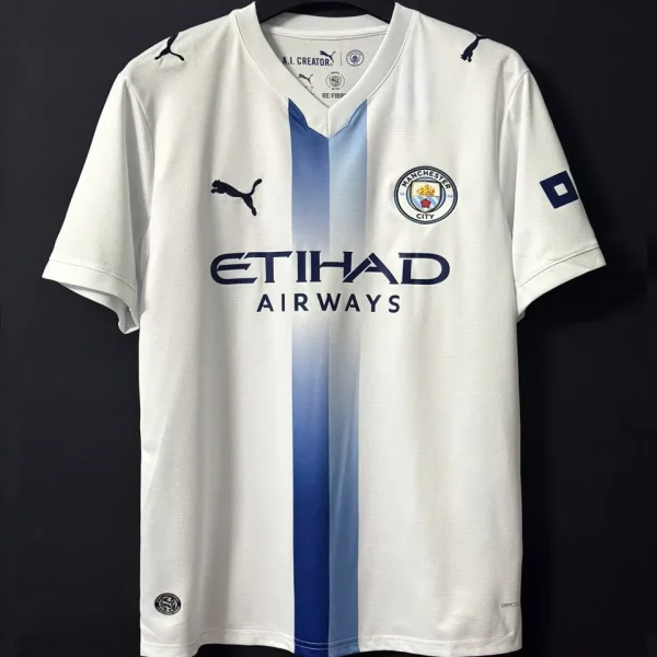 2026/27 Man City Away White Fans Soccer Jersey