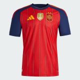 World Cup Champion 2026/27 Spain 1:1 Quality Home Red Fans Soccer Jersey （2 Stars 2星带胸前世界杯）
