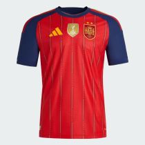 World Cup Champion 2026/27 Spain 1:1 Quality Home Red Fans Soccer Jersey （2 Stars 2星带胸前世界杯）